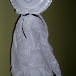 paper plate ghost