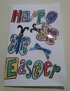 happy easter card bow 3
