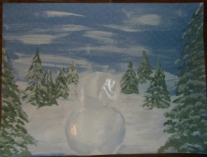 snowman- add shading to snowman