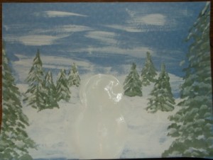 snowman- paint in snowman 1
