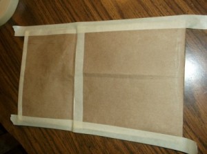 medicine bag-4-apply 12 width of tape to sides