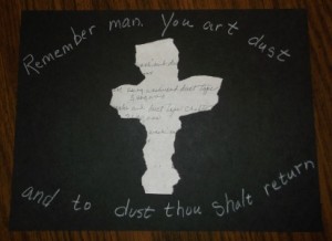 Ash Wednesday | KIDS & GLITTER