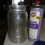 dot painted jar. 2b