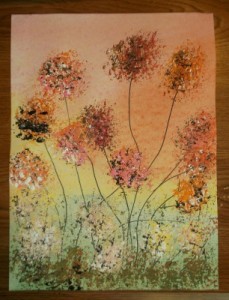 abstract dandelions 4